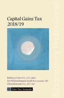 Capital Gains Tax 2018/19