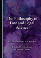 The Philosophy of Law and Legal Science