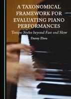 A Taxonomical Framework for Evaluating Piano Performances