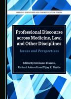 Professional Discourse Across Medicine, Law, and Other Disciplines