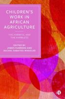 Children's Work in African Agriculture