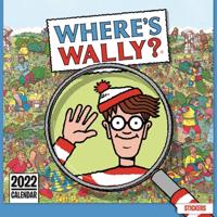 Where's Wally Household Square Wall Planner Calendar 2022