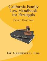 California Family Law Handbook for Paralegals