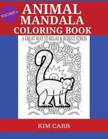 Animal Mandala Coloring Book Volume 4