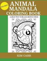 Animal Mandala Coloring Book (Volume 5)