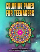 COLORING PAGES FOR TEENAGERS - Vol.4