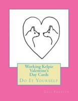 Working Kelpie Valentine's Day Cards