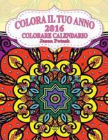 Colora Il Tuo Anno-2016 Colorare Calendario