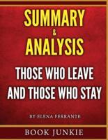 Those Who Leave and Those Who Stay - Summary & Analysis