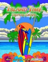 Island Time Adult Coloring Book