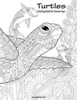 Turtles Coloring Book for Grown-Ups 1