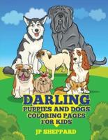 Darling Puppies and Dogs Coloring Pages for Kids