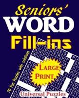 Seniors' Word Fill-Ins