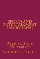 Arizona State Sports and Entertainment Law Journal