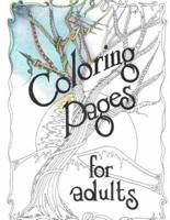 Adult Coloring Book: Trees
