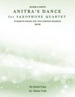 Anitra's Dance for Saxophone Quartet (Satb)