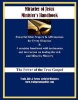 Miracles of Jesus Minister's Handbook - In Large Print