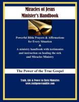 Miracles of Jesus Minister's Handbook - In Large Print