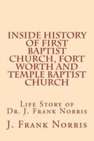 Inside History of First Baptist Church, Fort Worth and Temple Baptist Church