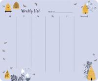 Garden Bee Weekly To-Do Pad
