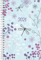 2021 Designer Dragonfly 17-Month Weekly Planner