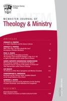 McMaster Journal of Theology and Ministry: Volume 16, 2014-2015