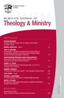 McMaster Journal of Theology and Ministry: Volume 19, 2016-2017