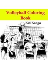 Volleyball Coloring Book