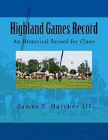 Highland Games Record