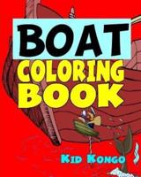 Boat Coloring Book