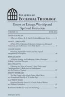 Bulletin of Ecclesial Theology, Vol. 3.1