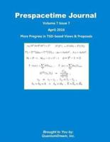 Prespacetime Journal Volume 7 Issue 7