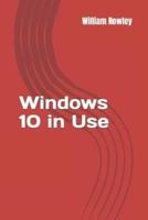 Windows 10 in Use