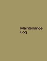 Maintenance Log