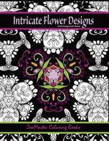 Intricate Flower Designs Black Background Edition