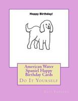 American Water Spaniel Happy Birthday Cards
