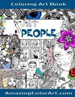 Just People - Coloring Art Book