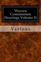 Warren Commission Hearings Volume II