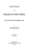 History of the College of New Jersey - Vol. II