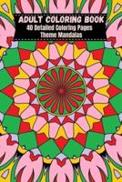 Adult Coloring Book 6X9 Mandalas