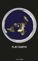 Flat Earth Plane - Lined Notebook