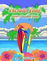 Island Time Adult Coloring Book