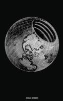 Hollow Earth Globe - Lined Notebook / Journal