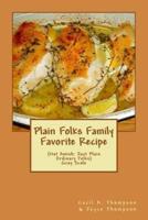 Plain Folks Family Favorite Recipe-Gray Scale