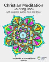 Christian Meditation Coloring Book, Volume 1 and 2