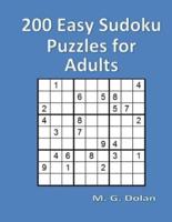 200 Easy Sudoku Puzzles for Adults