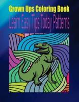 Grown Ups Coloring Book Learn Easy Tips Today Patterns Mandalas