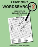 Large Print Wordsearch 2