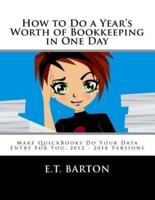 How to Do a Year's Worth of Bookkeeping in One Day