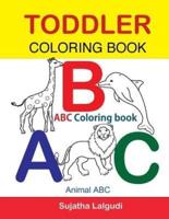 Toddler Coloring Book. ABC Coloring Book